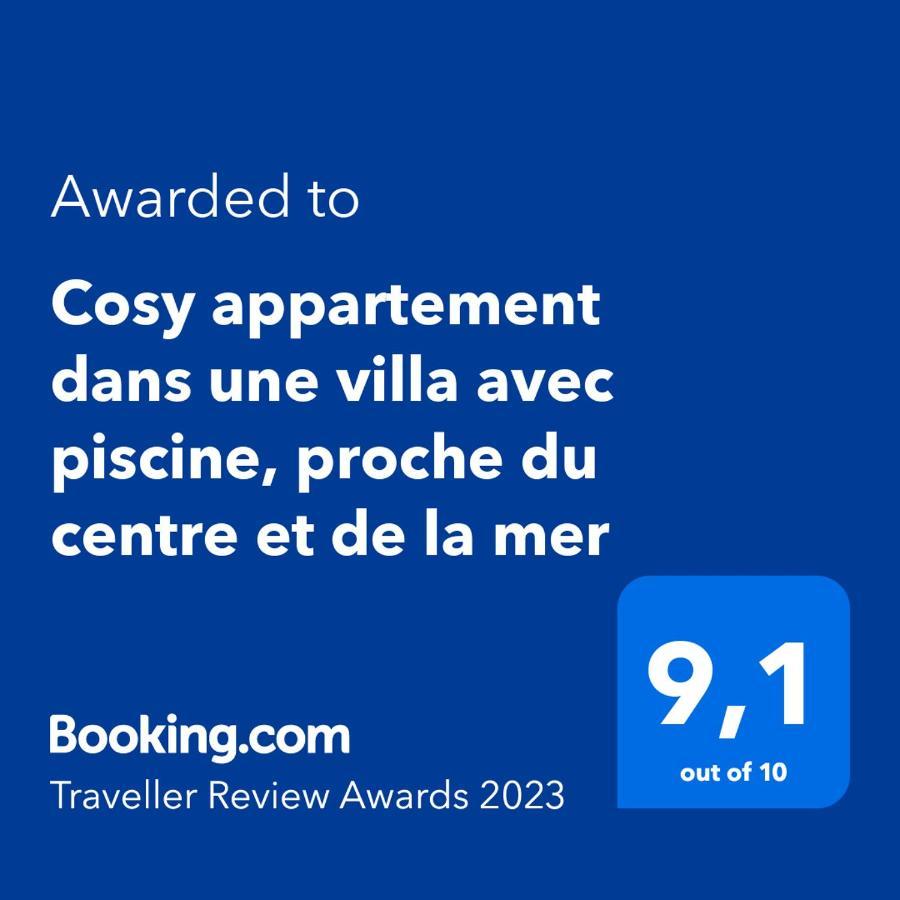 Cosy Appartement Dans Une Villa Avec Piscine, Proche Du Centre Et De La Mer กาบูร์ก ภายนอก รูปภาพ